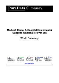 Medical, Dental & Hospital Equipment & Supplies Wholesale Revenues World Summary Market Values & Financials by Country【電子書籍】[ Editorial DataGroup ]