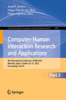 Computer-Human Interaction Research and Applications