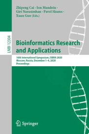 Bioinformatics Research and Applications 16th International Symposium, ISBRA 2020, Moscow, Russia, December 1?4, 2020, Proceedings【電子書籍】