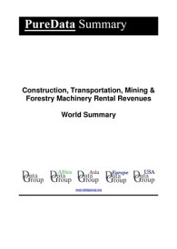 Construction, Transportation, Mining & Forestry Machinery Rental Revenues World Summary Market Values & Financials by Country【電子書籍】[ Editorial DataGroup ]