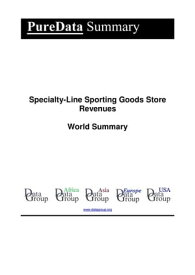 Specialty-Line Sporting Goods Store Revenues World Summary Market Values & Financials by Country【電子書籍】[ Editorial DataGroup ]