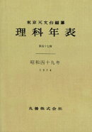 理科年表　昭和49年
