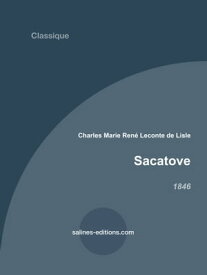 Sacatove【電子書籍】[ Leconte de Lisle ]