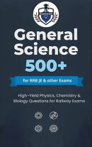 General Science 500+ MCQs for RRB JE & other Railway Exams