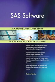 SAS Software A Complete Guide - 2021 Edition【電子書籍】[ Gerardus Blokdyk ]