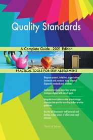 Quality Standards A Complete Guide - 2021 Edition【電子書籍】[ Gerardus Blokdyk ]