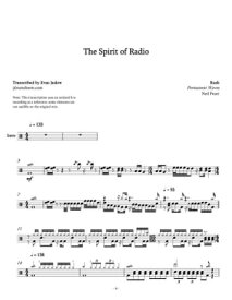 Rush - The Spirit of Radio Drum Sheet Music【電子書籍】[ Evan Aria Serenity ]