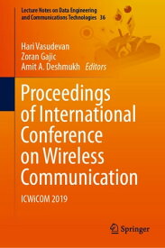 Proceedings of International Conference on Wireless Communication ICWiCOM 2019【電子書籍】
