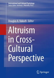 Altruism in Cross-Cultural Perspective【電子書籍】
