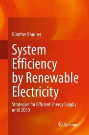 System Efficiency by Renewable Electricity Strategies for Efficient Energy Supply until 2050【電子書籍】[ G?nther Brauner ]