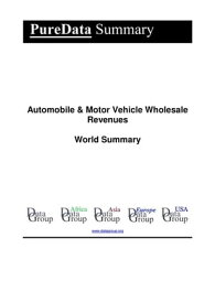 Automobile & Motor Vehicle Wholesale Revenues World Summary Market Values & Financials by Country【電子書籍】[ Editorial DataGroup ]
