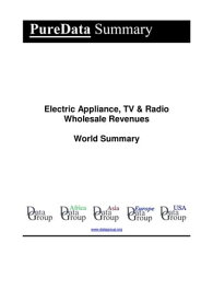 Electric Appliance, TV & Radio Wholesale Revenues World Summary Market Values & Financials by Country【電子書籍】[ Editorial DataGroup ]