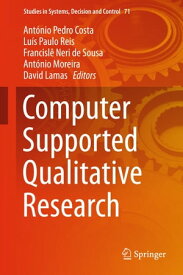 Computer Supported Qualitative Research【電子書籍】