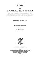 Flora of Tropical East Africa - Aponogetonac (1989 )