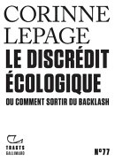 Tracts (N°77) - Le discrédit écologique ou comment sortir du Backlash