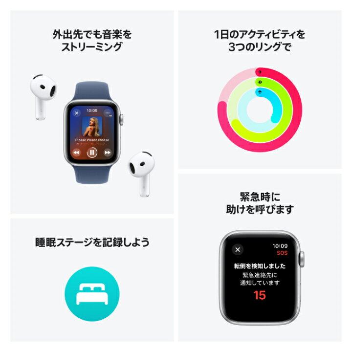 楽天市場】【条件達成で3300ポイント】Apple Watch SE 2 スターライト 