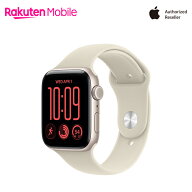 【予約注文/条件達成で3300ポイント】 Apple Watch SE 3 スターライトアルミニウムケースとサンドスポー…