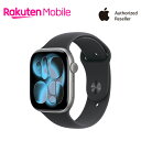 【新登場】【条件達成で3300ポイント】Apple Watch Series 11 スペースグレイアルミニウムケースとブラックスポーツバ…