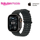 【新登場】【10%OFFクーポン＆条件達成で3300ポイント】Apple Watch Ultra 3 ブラックチタニウムケースとブラックオーシャンバンド ケースサイズ：49mm GPS＋Cellularモデル 新品 純正 国内正規品 Apple認定店 アップルウォッチ セルラー