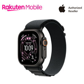 【新登場】【条件達成で3300ポイント】Apple Watch Ultra 3 ブラックチタニウムケースとブラックアルパインループ ケースサイズ：49mm GPS＋Cellularモデル 新品 純正 国内正規品 Apple認定店 アップルウォッチ セルラー