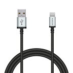 エレコムLightningケーブルライトニングiPhone充電ケーブルアルミコネクタ高耐久【iPhone13/12/SE(第2世代)対応】Apple認証品1.2.mブラックMPA-UALS12BK