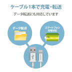 エレコムLightningケーブルライトニングiPhone充電ケーブルアルミコネクタ高耐久【iPhone13/12/SE(第2世代)対応】Apple認証品2mホワイトMPA-UALS20WH