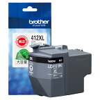 ブラザーbrother【ブラザー純正】インクカートリッジブラック(大容量)LC412XLBK