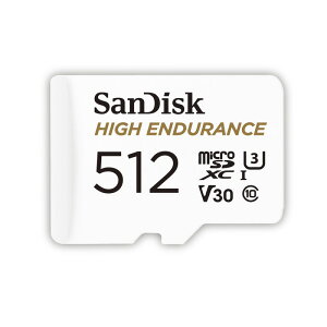 SanDisk HIGH ENDURANCE ϋv microSDXC UHS-IJ[h 512GB SDSQQNR-512G-GH3IA