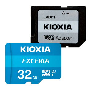 KIOXIA microSDJ[h 32GB Class10 KEMC-A032G EXCERIA GNZA Ń SDϊA_v^t