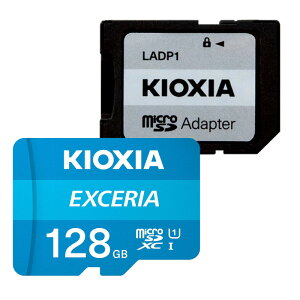 KIOXIA microSDJ[h 128GB Class10 KEMC-A128G EXCERIA GNZA Ń SDϊA_v^t