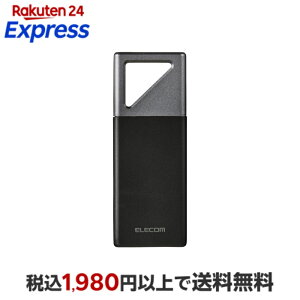 �G���R�� �O�t��SSD USB Type-C �h�o�E�h�H�E�ϏՌ� SSD 1TB USB20Gbps�Ή� �h�o �h�H �ϏՌ� �^�C�vC �u���b�N ELECOM ESD-EHB1000GBK