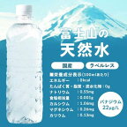 アイリス 富士山の天然水 ラベルレス  500ml×24本入