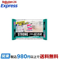 クイックルワイパー 立体吸着ウエットシート ストロング 空間の超消臭 12枚入 【クイックル】 住居用 掃…