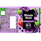 ミニッツメイド ぎゅっ！とフルーツ グレープブレンド 鉄分 280ml*24本
