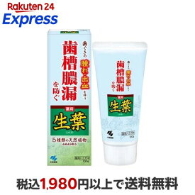 薬用歯みがき 生葉 100g 【生葉】 歯磨き(ハミガキ)