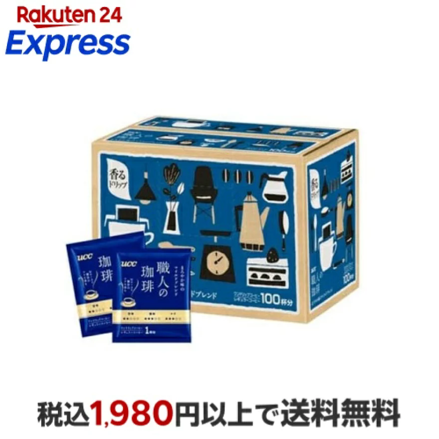 UCC 職人の珈琲 ワンドリップコーヒー まろやか味のマイルドブレンド 7g*100袋