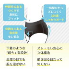 エリスショーツ L〜LL 昼・夜 長時間用 ブラックカラー 4枚入