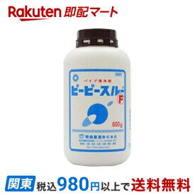 【最短当日配送】パイプ清浄剤 ピーピースルーF 600g 掃除用洗剤