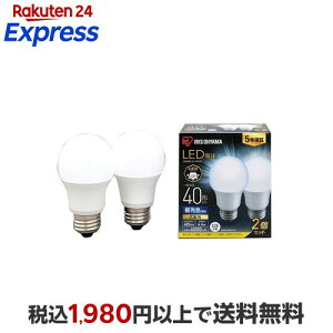 �A�C���X�I�[���} LED�d�� E26 �L�z��2P �����F 40�` 485lm LDA4D-G-4T62P 2�� �y�A�C���X�I�[���}�z LED�d��