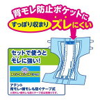 アテント夜1枚安心パッドモレを防いで朝までぐっすり6回吸収大容量男女共用32枚入【アテント】尿とりパッド