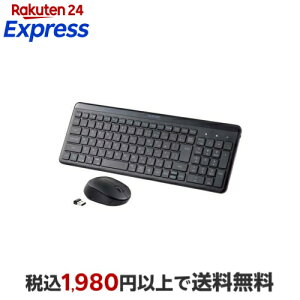 �G���R�� �L�[�{�[�h ���� 2.4GHz ���C�����X USB-A�ڑ� �}�E�X�t�� TK-QT30DMCBK 1�Z�b�g �y�G���R��(ELECOM)�z �p�\�R���T�v���C
