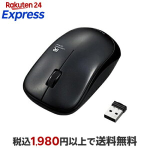 �G���R�� ���C�����X�}�E�X ���� 2.4GHz 3�{�^�� IR�}�E�X �É� �ȓd PS5 M-IR07DRSBK 1�� �y�G���R��(ELECOM)�z �p�\�R���T�v���C