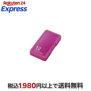 �G���R�� SD�^microSD�J�[�h�P�[�X �v���X�`�b�N�^�C�v CMC-SDCPP12PN 1�R�� �y�G���R��(ELECOM)�z �f�[�^�L�^���f�B�A
