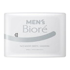 メンズビオレ 顔もふけるボディシート 無香性 26枚
