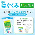 森永はぐくみエコらくパックはじめてセット400g×2袋入