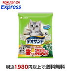 デオサンド オシッコのあとに香りで消臭する砂 ナチュラルグリーンの香り 5L