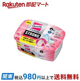 【最短当日お届け(チケット要)】 トイレクイックル ストロング トイレ掃除シート プレミアムローズ 容器入 8枚入 【クイックル】 トイレ用そうじシート
