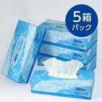 クリネックス ティッシュ アクアヴェール 360枚(180組) 5箱パック