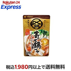 ミツカン 〆まで美味しい 寄せ鍋つゆ ストレート 750g 【〆鍋(鍋の素)】 鍋の素