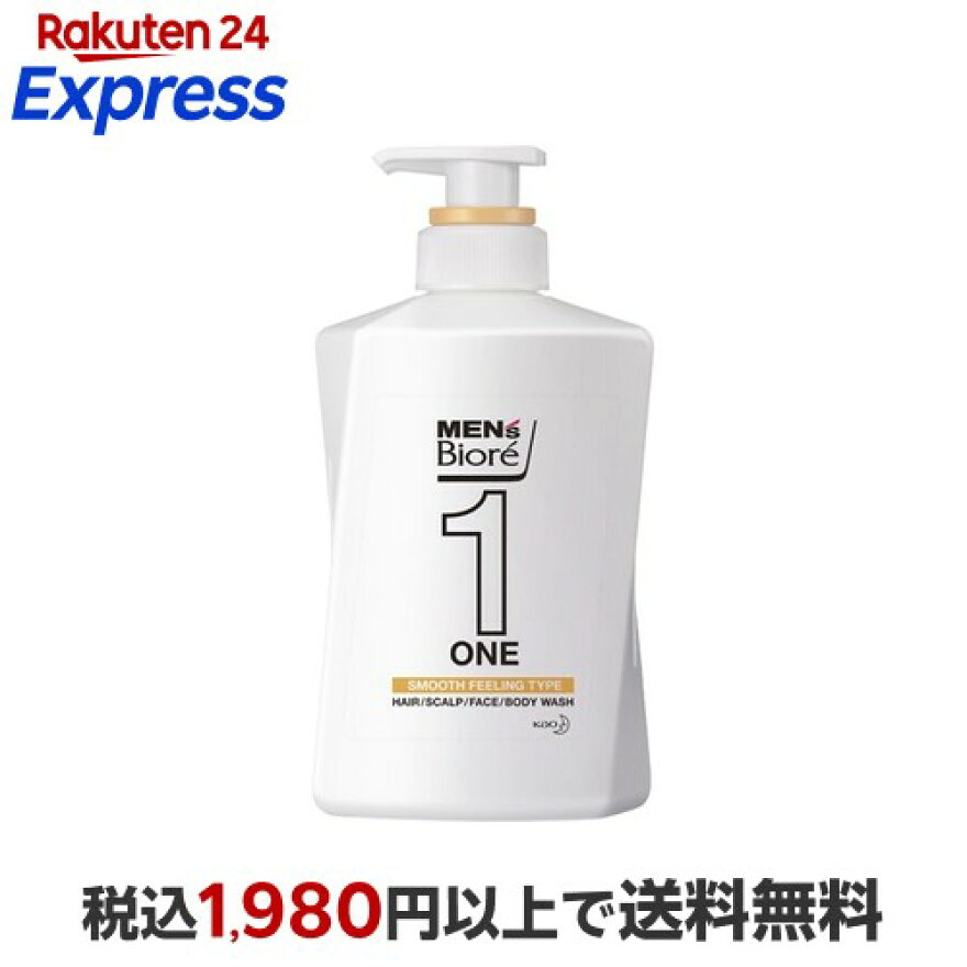 メンズビオレONEオールインワン髪肌なめらかタイプ本体480ml【メンズビオレ】